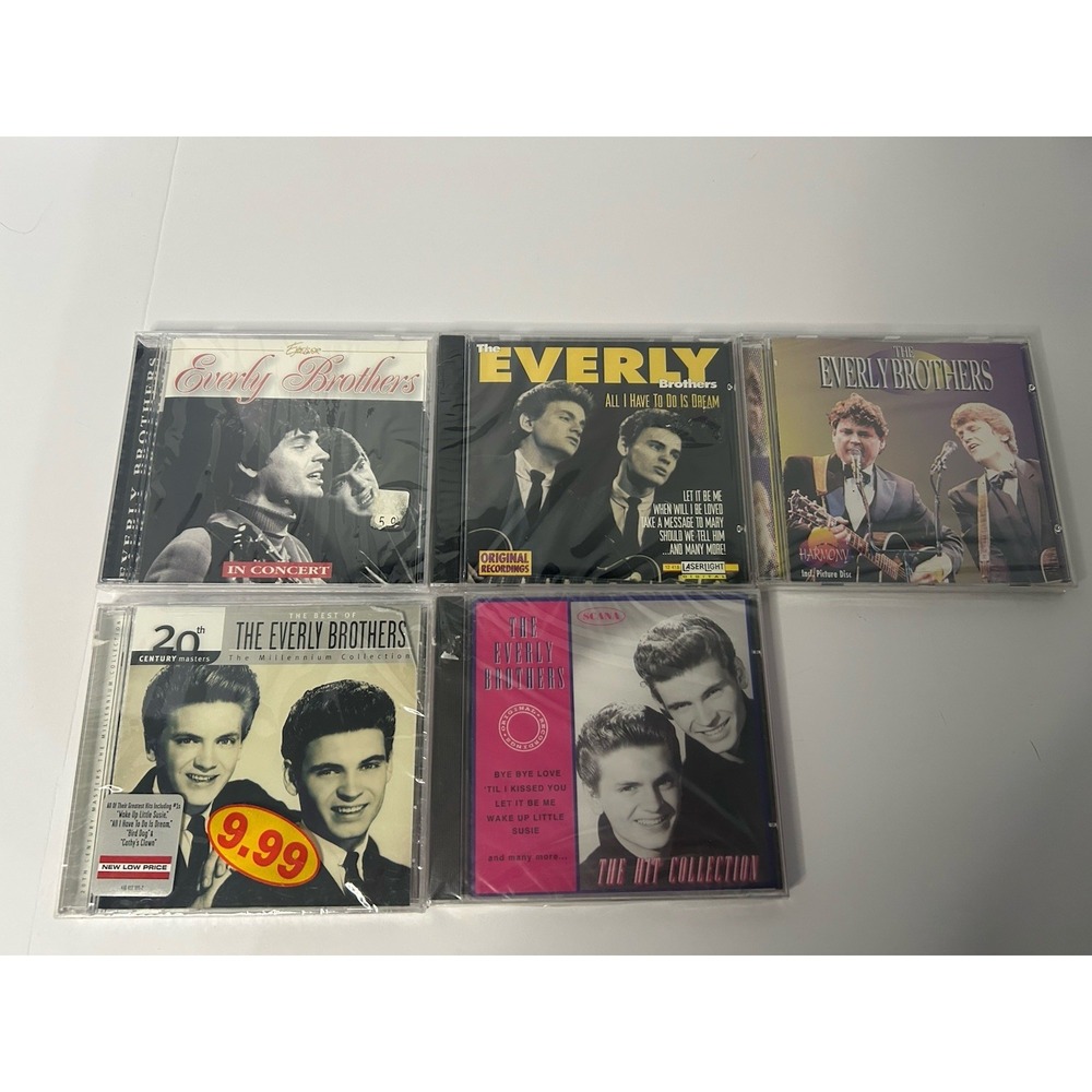 everly brothers cd Lot Of 5 Calssic Rock‎ Rockabilly Oldies Greatest Hits